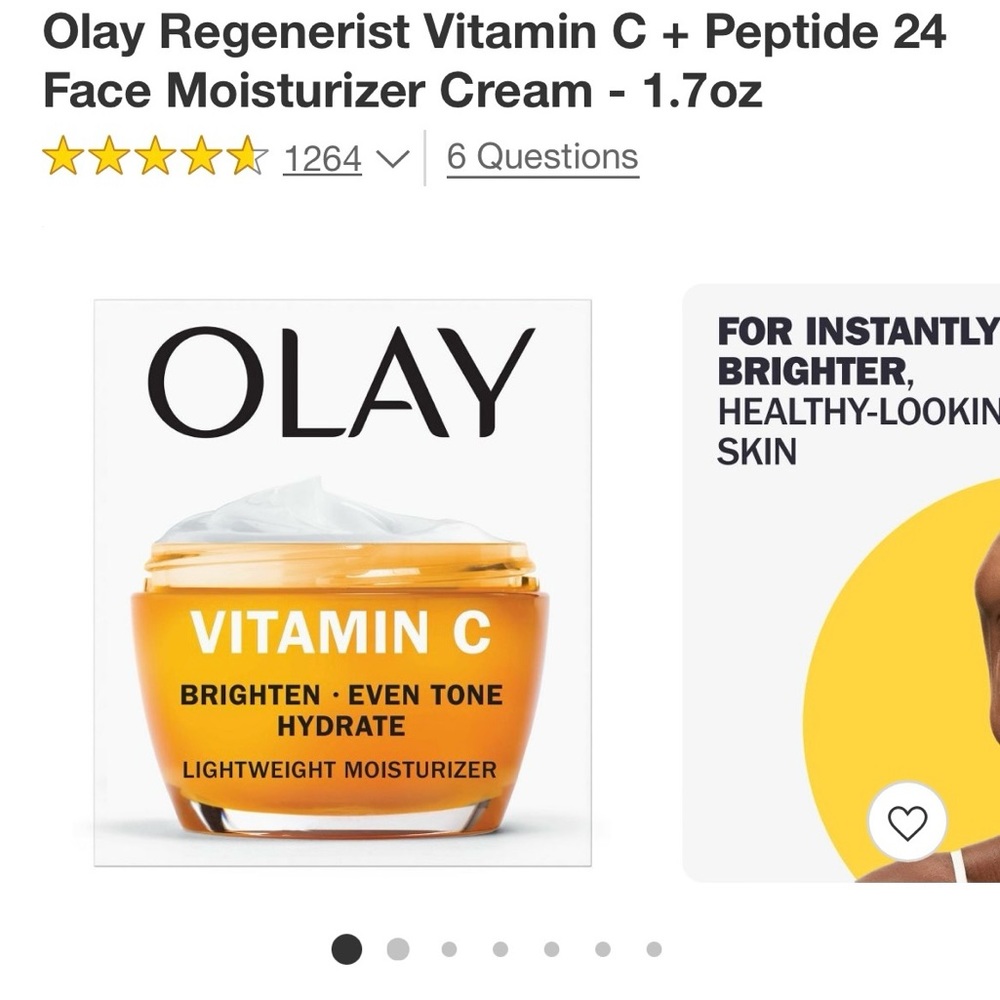 Olay Regenerist Vitamin C + Peptide 24 Face Moisturizer